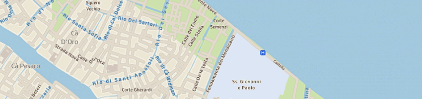 Mappa della impresa torcellan antonio a VENEZIA
