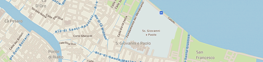 Mappa della impresa la bacchetta magica di ostan laura a VENEZIA
