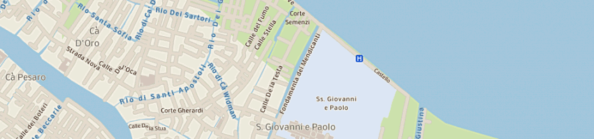 Mappa della impresa centro internazionale di studi sull'economia dell'arte a VENEZIA