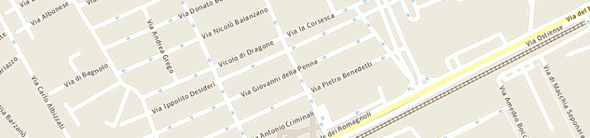 Mappa della impresa cogeice (spa) a ROMA