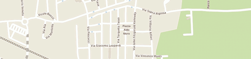 Mappa della impresa petrini sas di petrini giuseppina e c a GAMBETTOLA