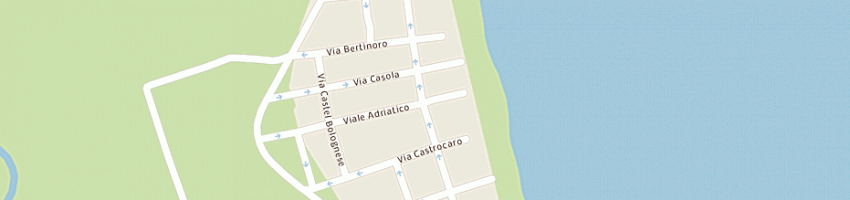 Mappa della impresa pizzeria silvio di francesconi roberto e csnc a RAVENNA