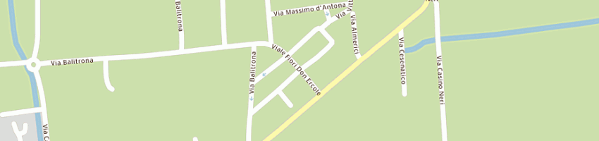 Mappa della impresa buda maria a CESENATICO