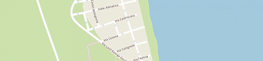 Mappa della impresa hotel kennedy di zavalloni lorella e c snc a RAVENNA