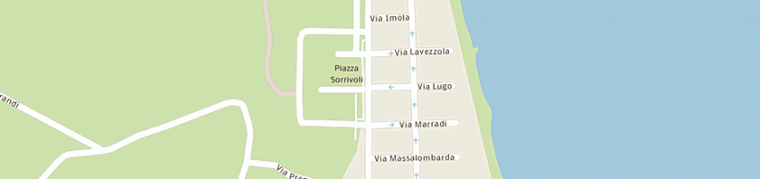 Mappa della impresa lm - societa' in nome collettivo di perrotta stavros francesco e c a RAVENNA