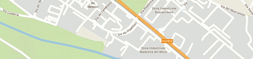 Mappa della impresa cubico srl a UMBERTIDE