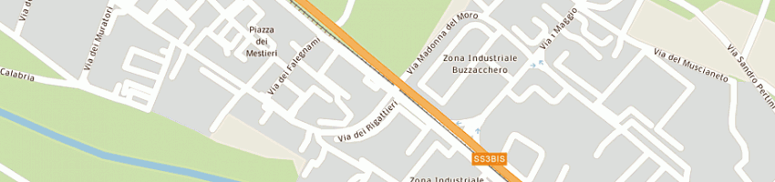 Mappa della impresa 3t srl tiber tecnologies and tooling a UMBERTIDE