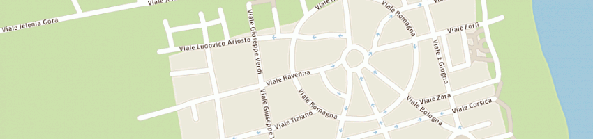 Mappa della impresa cassa di risparmio di cesena spa a CERVIA
