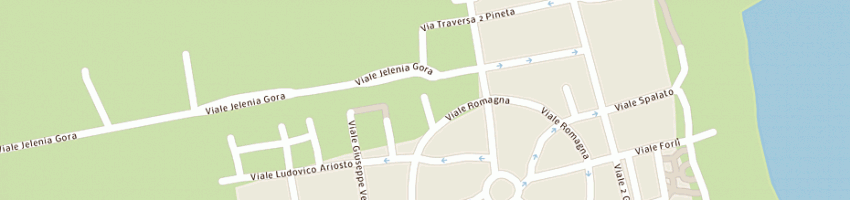 Mappa della impresa meridiani snc di ridolfi e c a CERVIA