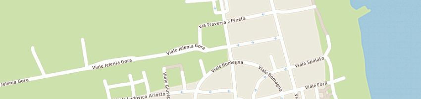 Mappa della impresa ass sportiva tennis milano marittima a CERVIA