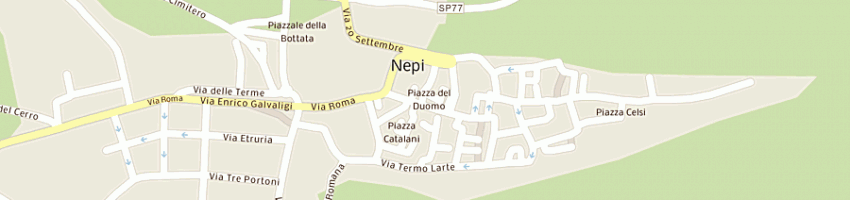 Mappa della impresa comune di nepi a NEPI
