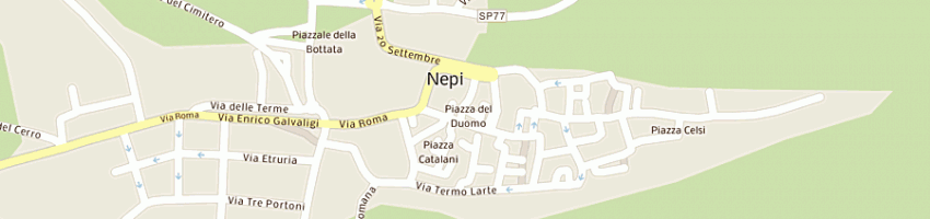 Mappa della impresa comune di nepi a NEPI