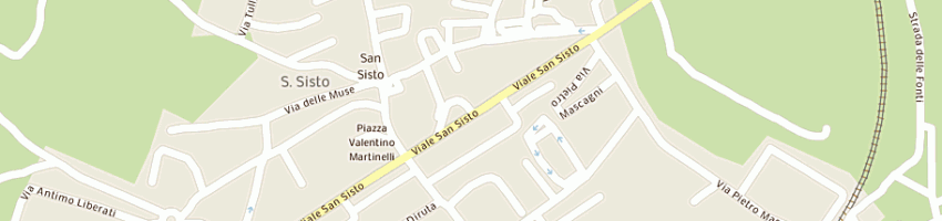 Mappa della impresa farmacia san lorenzo a PERUGIA
