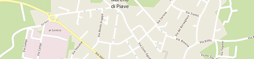 Mappa della impresa usa (sas) a MARENO DI PIAVE