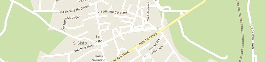 Mappa della impresa condominio via g monaco 9 a PERUGIA