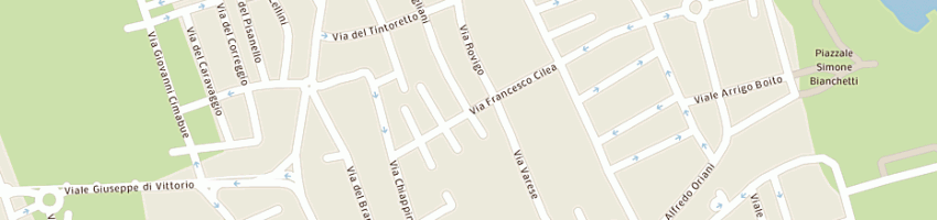 Mappa della impresa fragiacomo mario a CERVIA