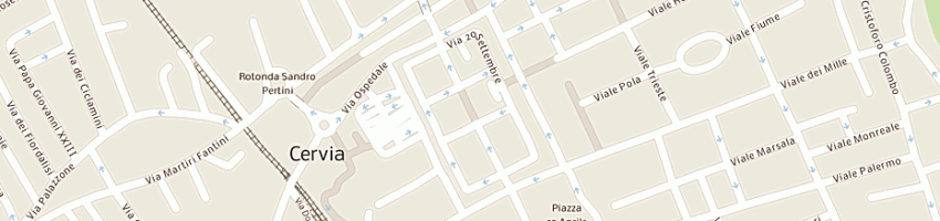Mappa della impresa caffe' roma sas di benvenuti alessandro e c a CERVIA
