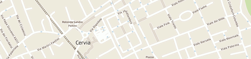Mappa della impresa arredo casa a CERVIA