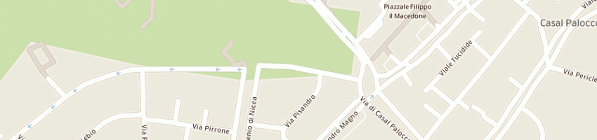 Mappa della impresa bianchini serenella a ROMA
