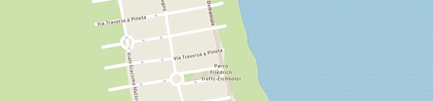 Mappa della impresa bagno marilena a CERVIA
