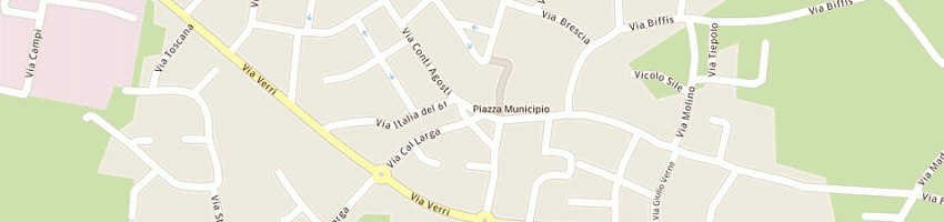 Mappa della impresa centro sociale a MARENO DI PIAVE