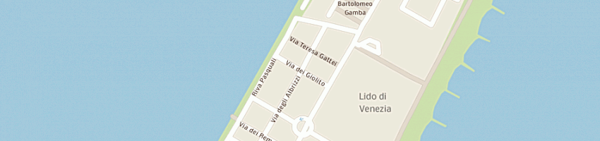 Mappa della impresa bubini regini federica a VENEZIA