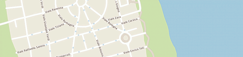 Mappa della impresa albergo bologna a CERVIA