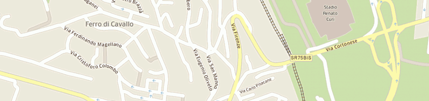 Mappa della impresa top secret security e investigation srl a PERUGIA