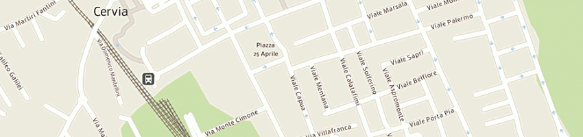 Mappa della impresa elettrocervia di marconi carlo e c snc a CERVIA
