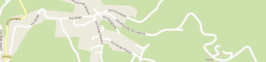 Mappa della impresa agenzia italia spa a FREGONA