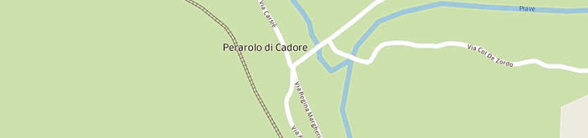 Mappa della impresa gdf e c snc a PERAROLO DI CADORE