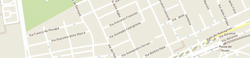 Mappa della impresa spagnolo roberto a ROMA