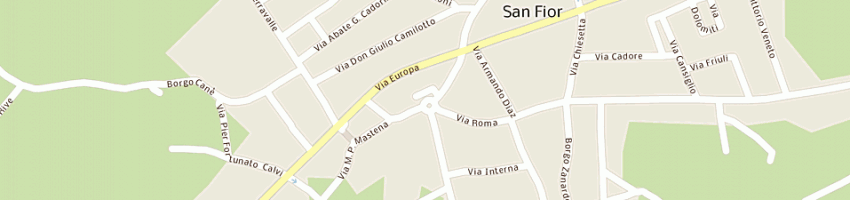 Mappa della impresa invest snc di zaia pietro e c a SAN FIOR