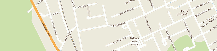 Mappa della impresa studio type srl a CERVIA