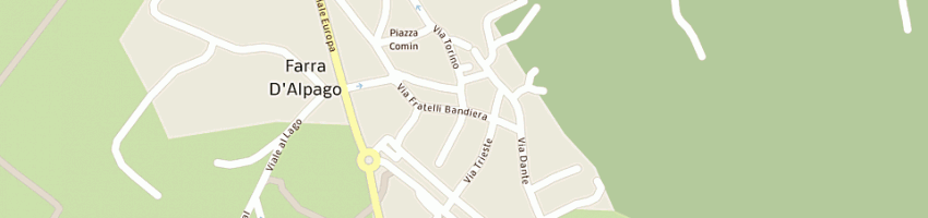 Mappa della impresa peterle mario di peterle luigi a FARRA D ALPAGO