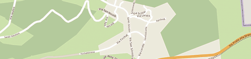 Mappa della impresa albergo rainer a SAN CANDIDO
