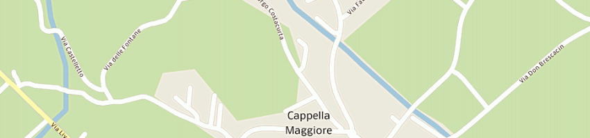 Mappa della impresa scarpis riccardo a CAPPELLA MAGGIORE
