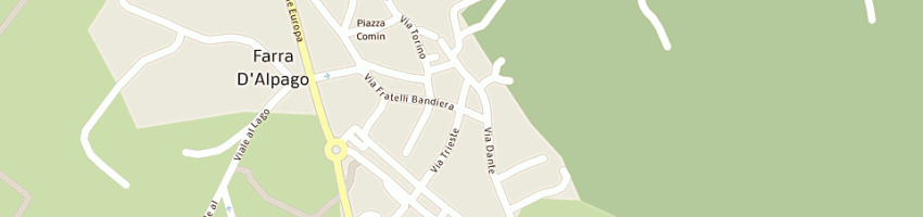 Mappa della impresa calvi italo e c s n c a FARRA D ALPAGO