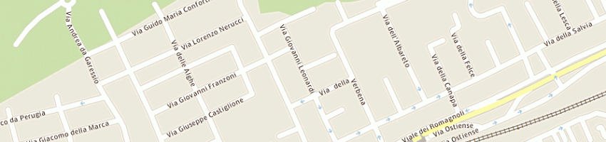 Mappa della impresa ater di roma a ROMA