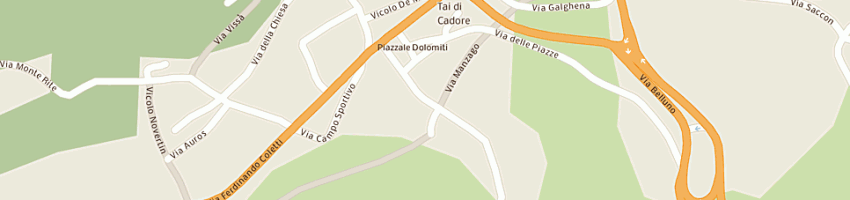 Mappa della impresa viber unipersonale srl a PIEVE DI CADORE