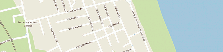 Mappa della impresa albergo venere a CERVIA