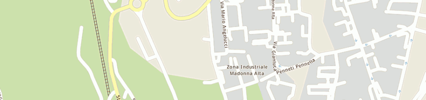 Mappa della impresa punto auto srl a PERUGIA