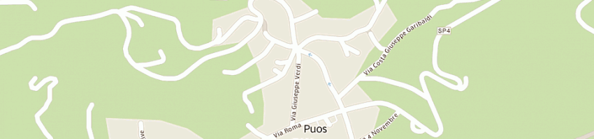 Mappa della impresa asilo infantile a PUOS D ALPAGO