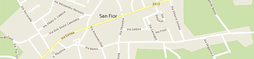 Mappa della impresa bottecchia alberto a SAN FIOR