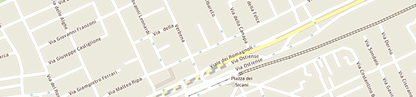 Mappa della impresa bucri srl a ROMA