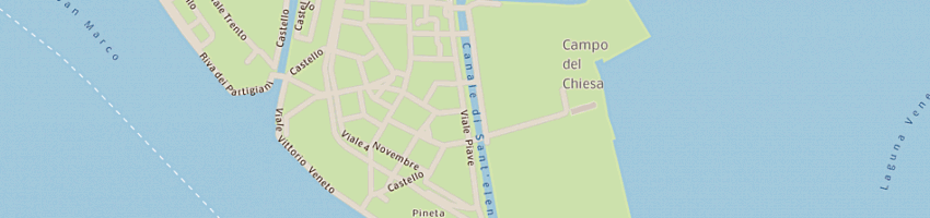 Mappa della impresa squillante felice a VENEZIA