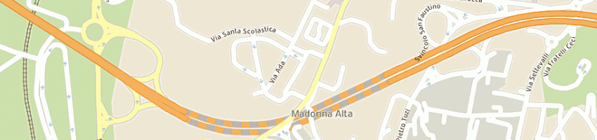 Mappa della impresa tecnogas di ragni roberto a PERUGIA