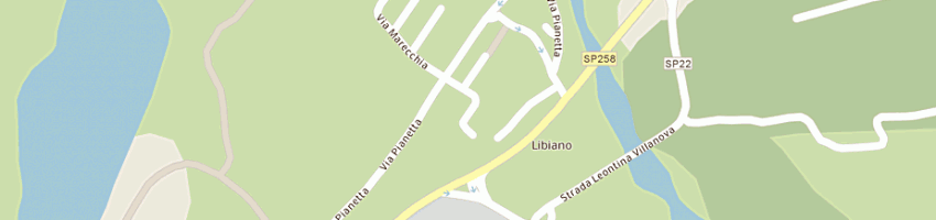 Mappa della impresa officina meccanica e carrozzeria dei fratelli bucci a SAN LEO