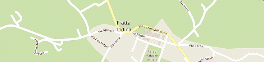 Mappa della impresa bar 2000 snc di galli o e umbrico m a FRATTA TODINA