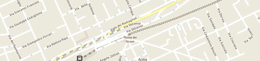 Mappa della impresa panzironi alina a ROMA